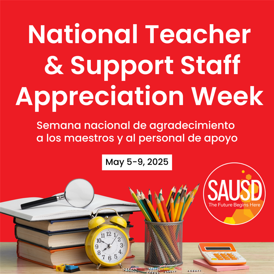  It’s National Teacher & Support Staff Appreciation Week!
